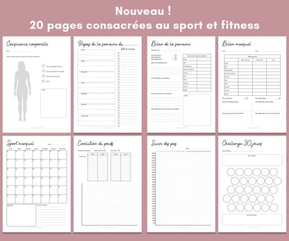 Journal spécial TDAH en français - PDF imprimable