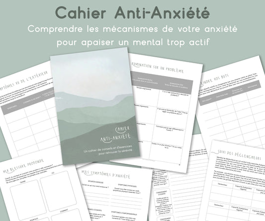 Journal d'autosoin spécial anxiété