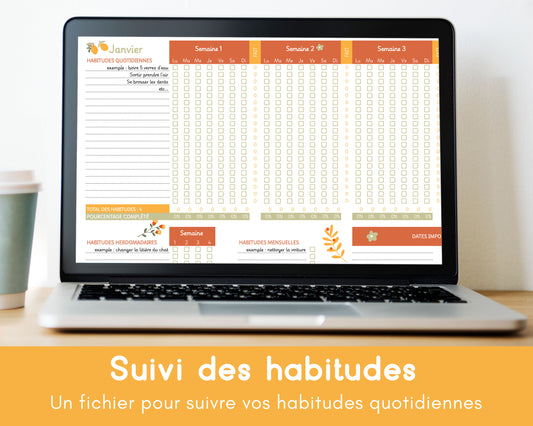 Traqueur d’habitudes TDAH – Google Sheets