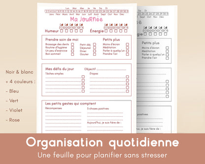 Suivi d’Humeur & Organisateur de Journée TDAH