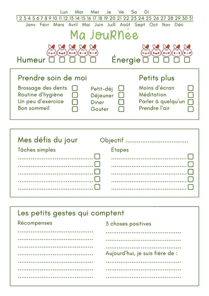 Suivi d’Humeur & Organisateur de Journée TDAH