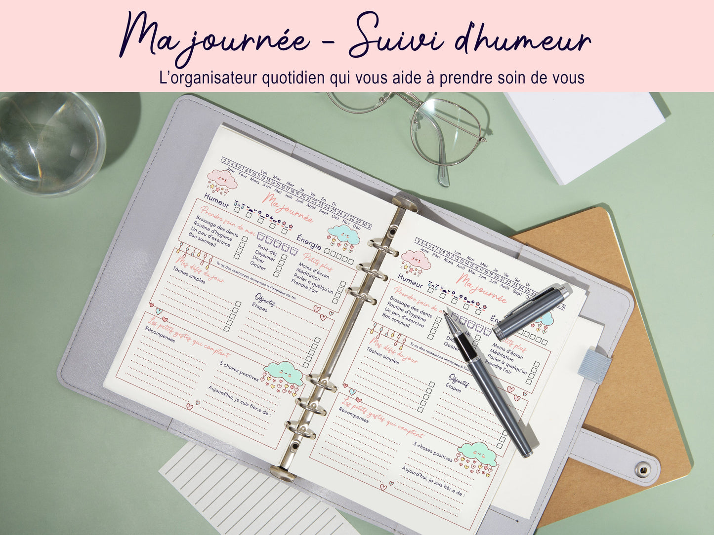 Suivi d’Humeur & Organisateur de Journée TDAH