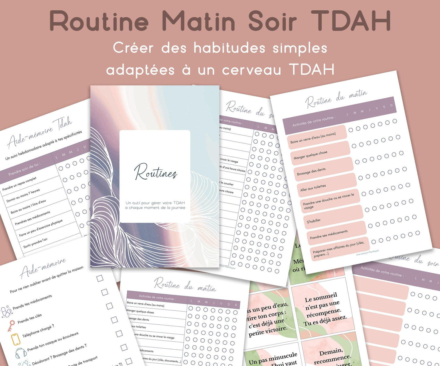 Pack TDAH – 3 PDF Imprimable