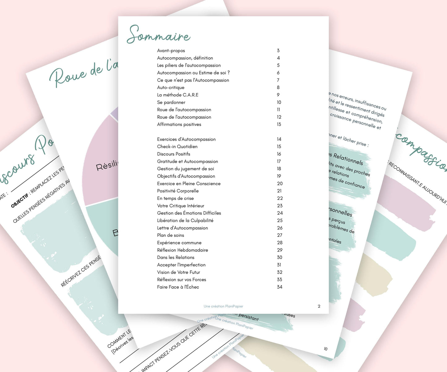 Journal d'Autocompassion - Gestion des émotions