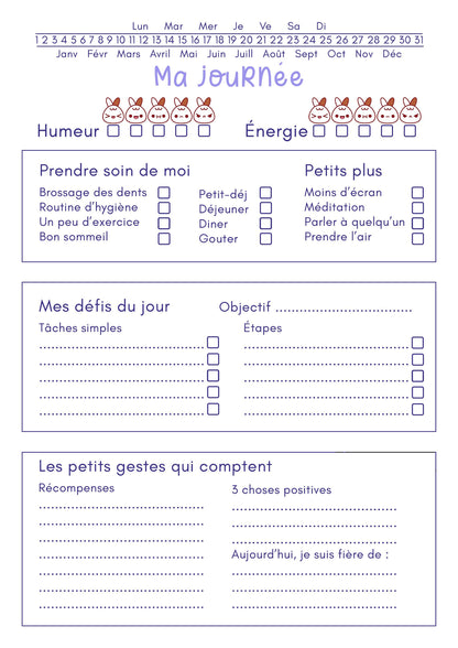 Suivi d’Humeur & Organisateur de Journée TDAH