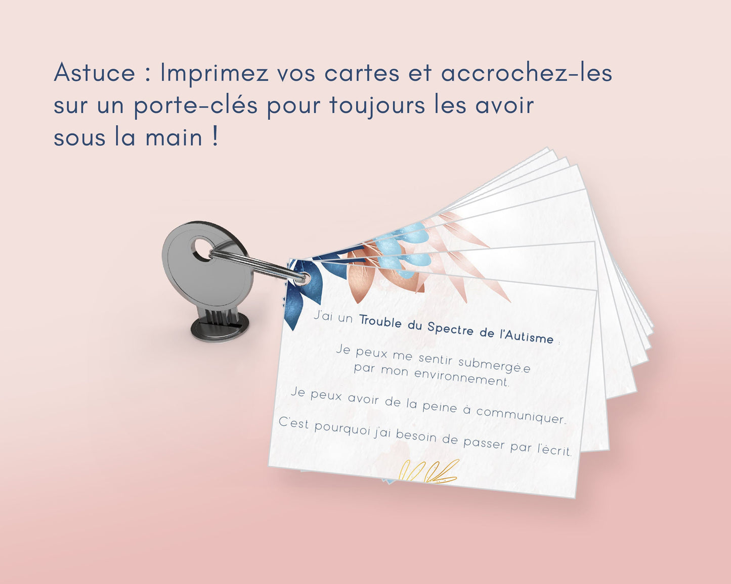 Cartes de communication pour adulte autiste non-verbal