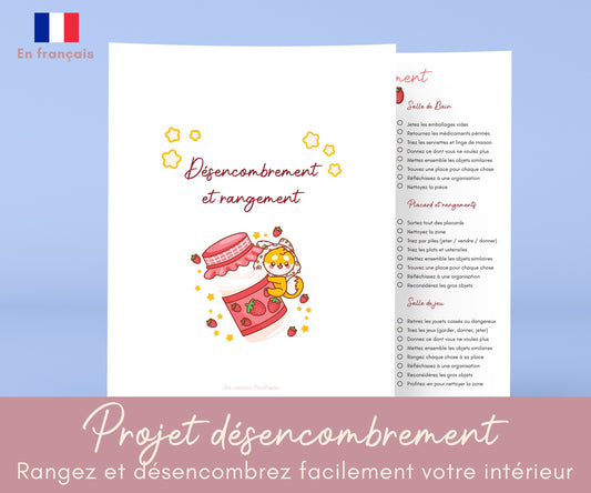 Guide Désencombrement & Nettoyage, Organisateur imprimable