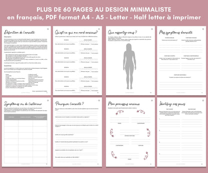 Journal d'autosoin spécial anxiété