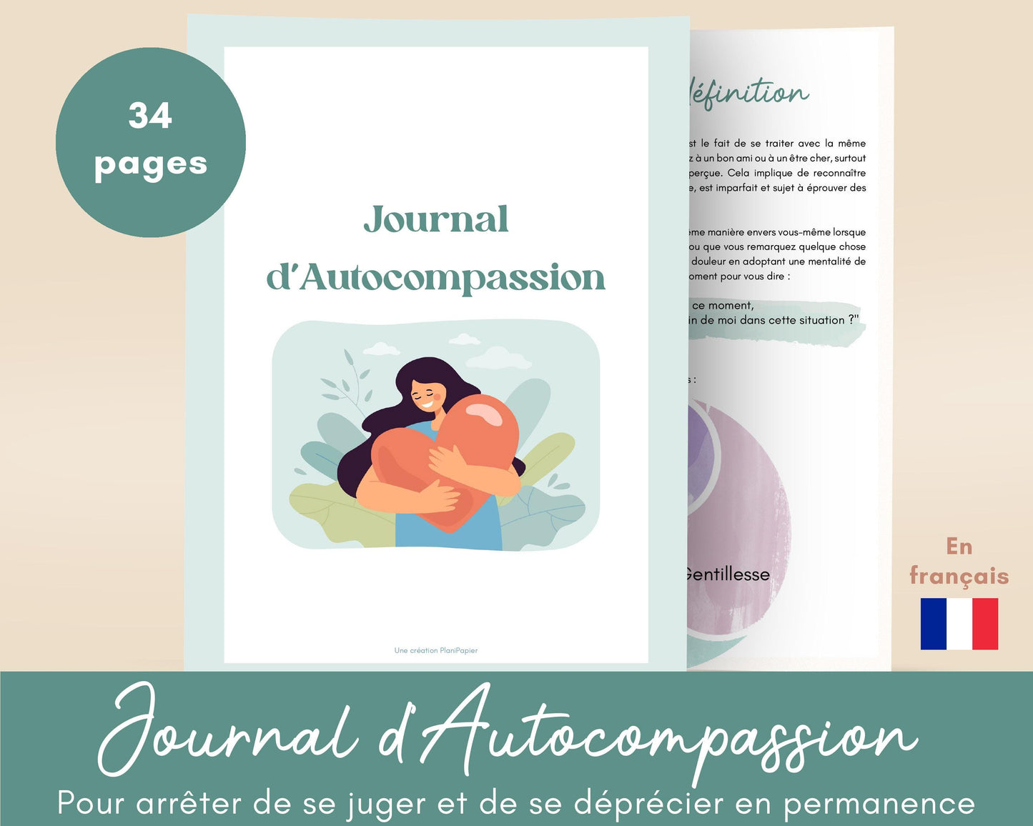 Journal d'Autocompassion - Gestion des émotions
