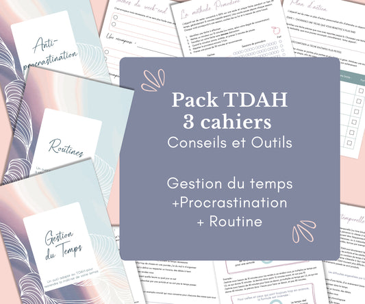 Pack TDAH – 3 PDF Imprimable