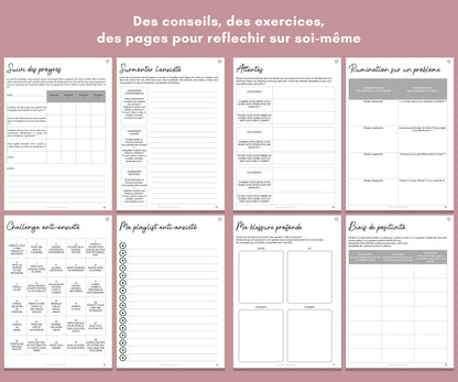 Journal d'autosoin spécial anxiété