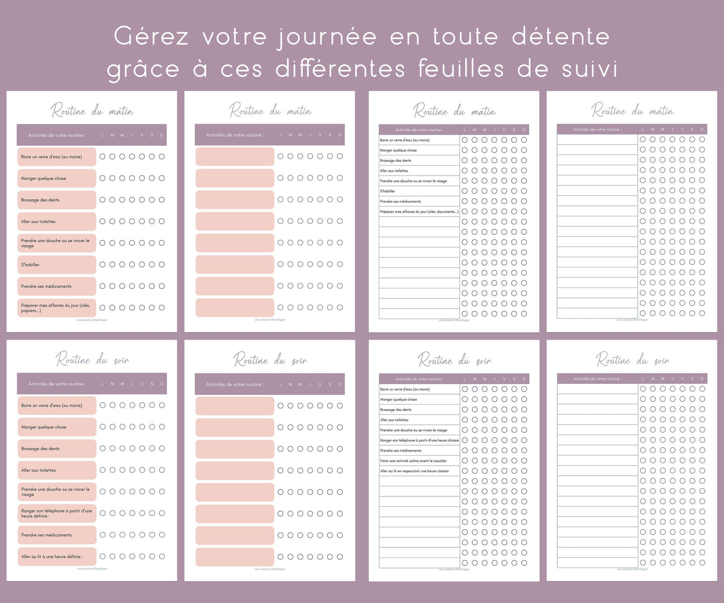 Pack TDAH – 3 PDF Imprimable