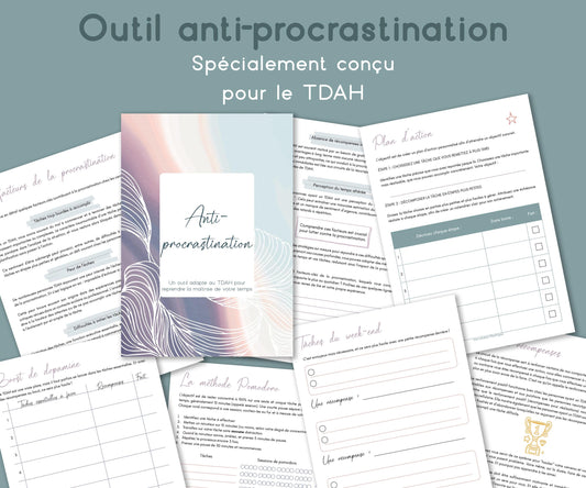 Anti-Procrastination TDAH – Gestion du Temps & Motivation