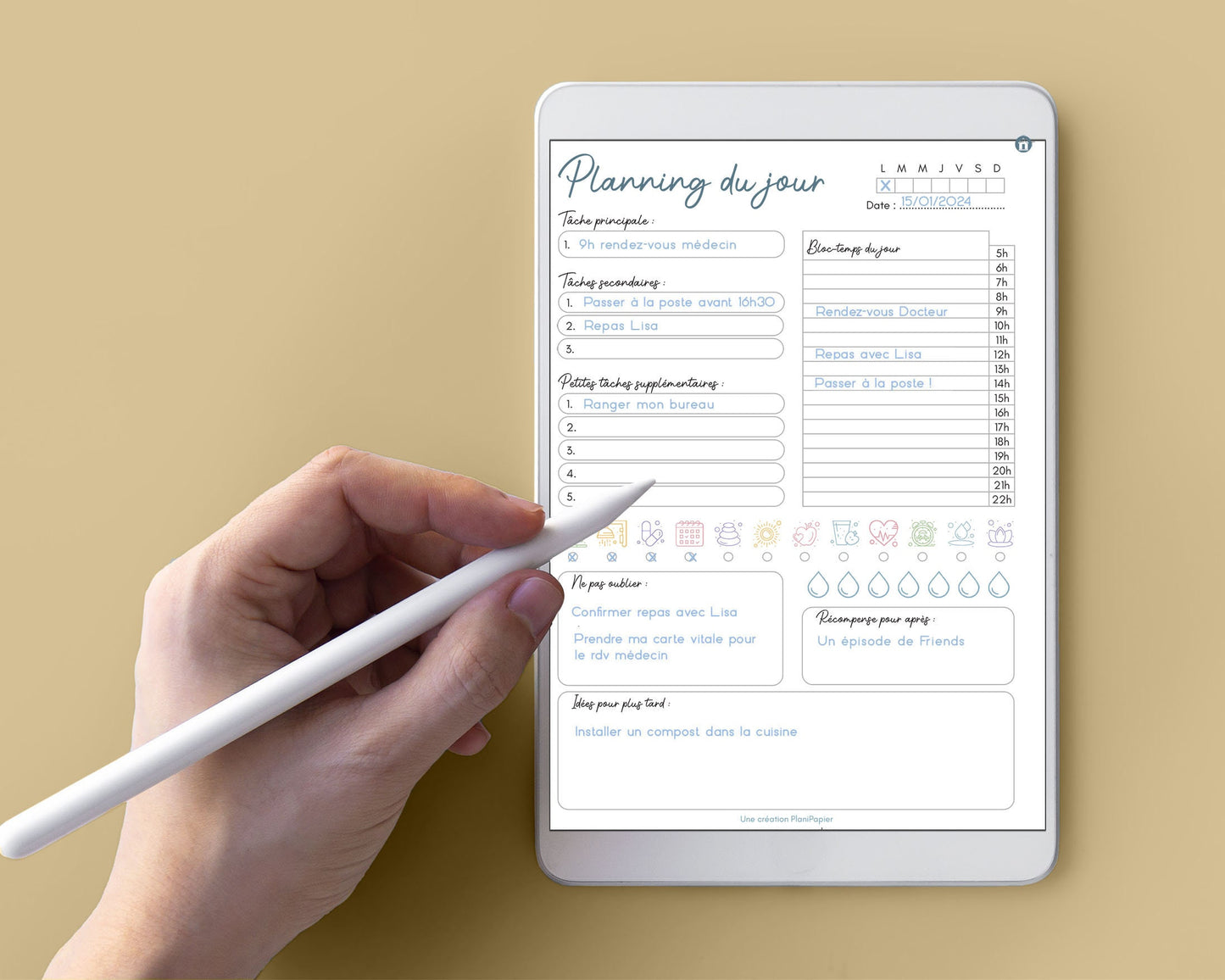 Journal spécial TDAH en français - PDF imprimable