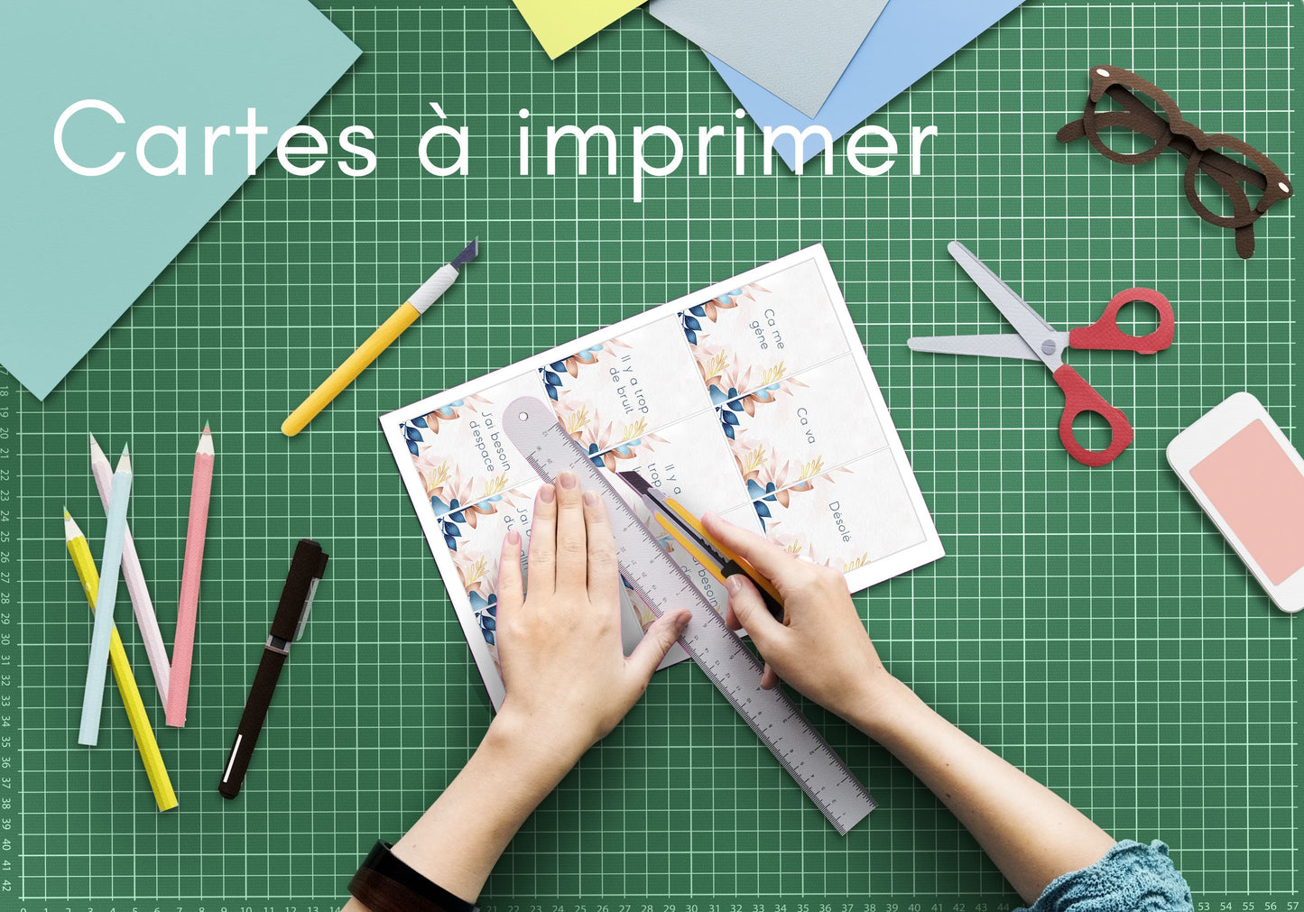 Cartes de communication pour adulte autiste non-verbal