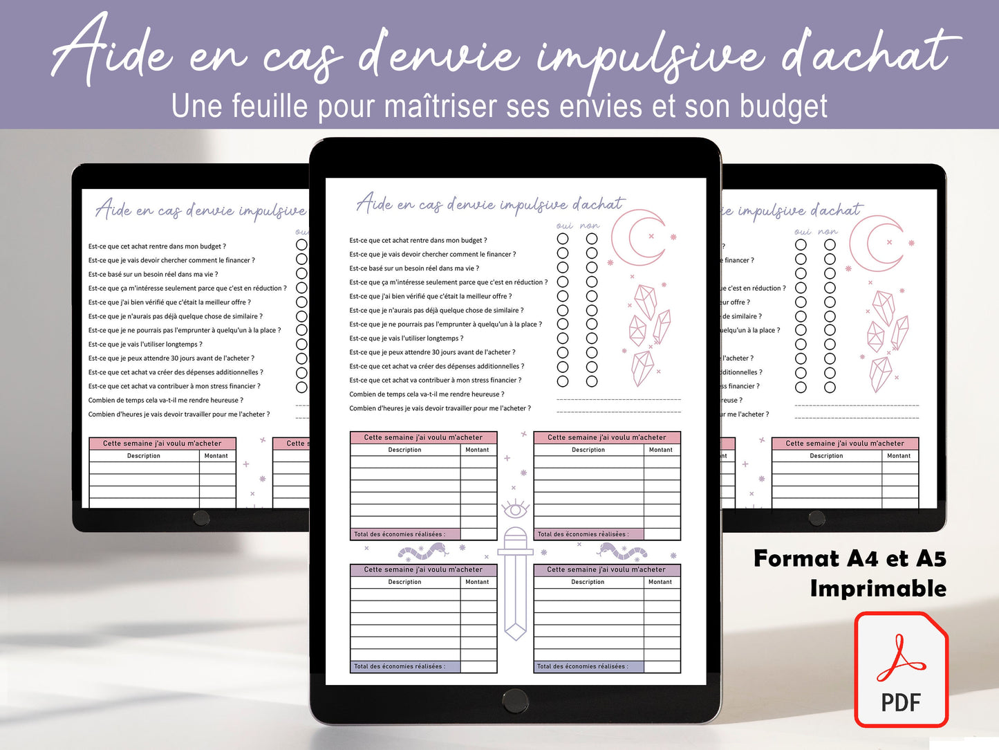 Stop aux achats impulsifs – Fiche TDAH pour acheter en pleine conscience