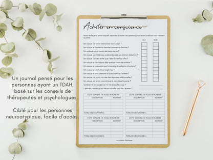 Mini Planificateur TDAH - L'essentiel en 30 pages