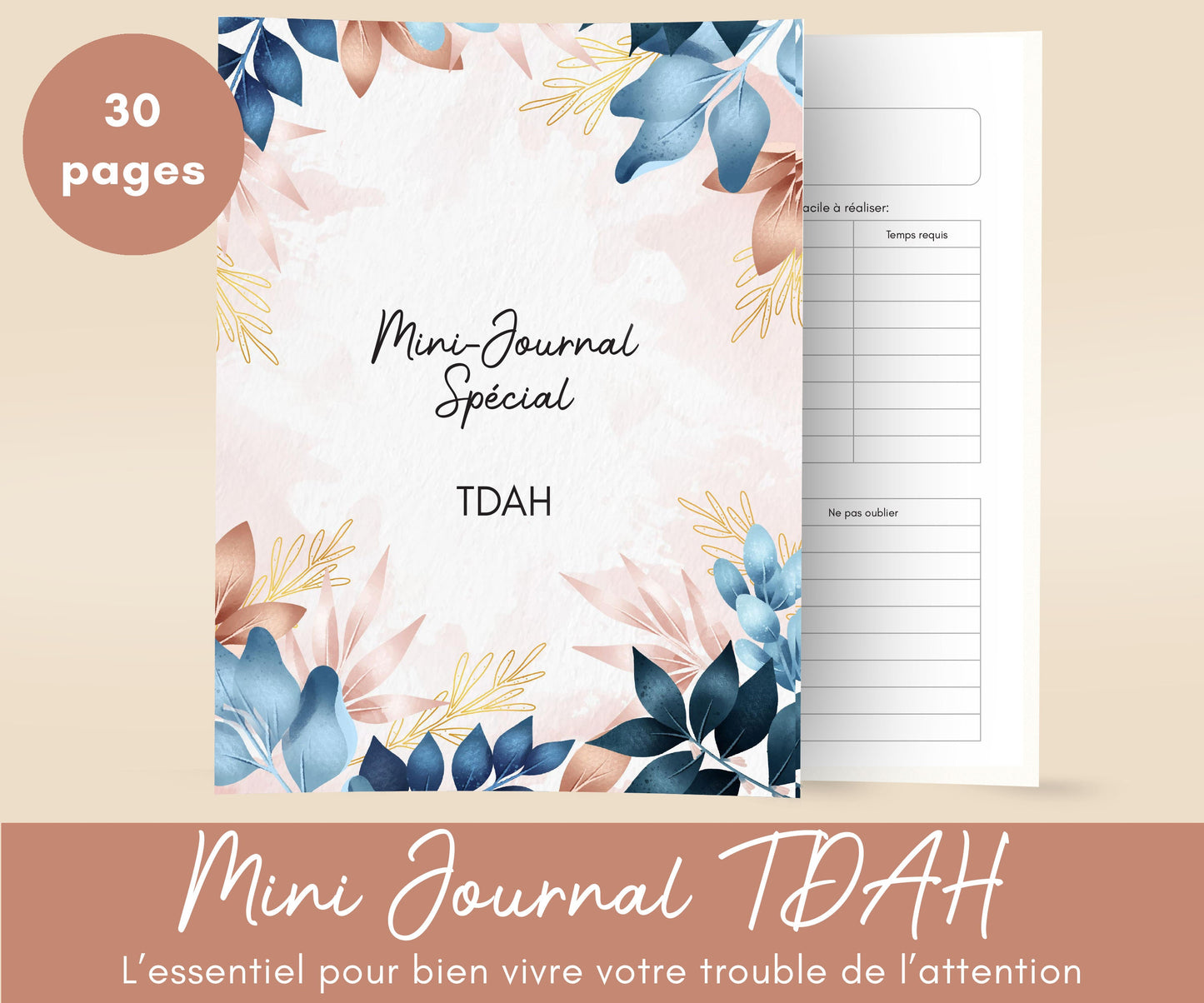 Mini Planificateur TDAH - L'essentiel en 30 pages